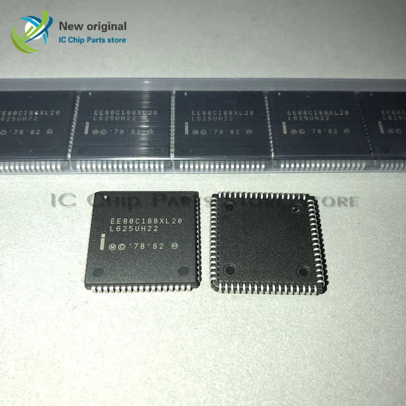 5/PCS EE80C188XL20 80C188 PLCC68 Terintegrasi IC Chip Baru Asli