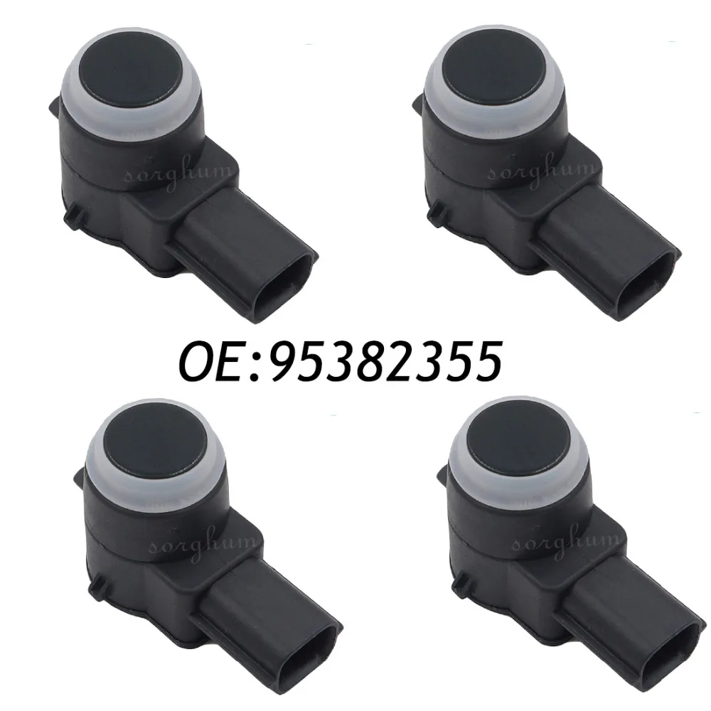 

4PCS PDC Ultrasonic Parking Assist Sensor For GM 95382355 0263023632 Black