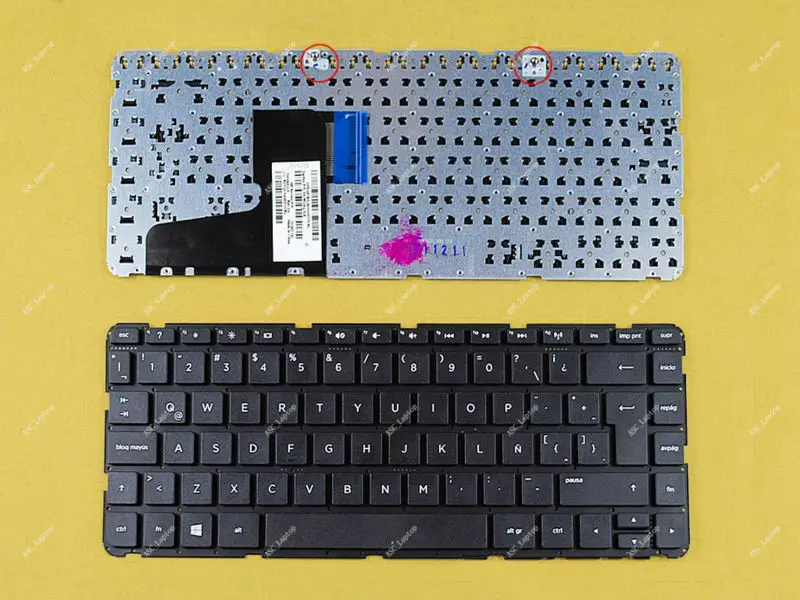 

New Latin Spanish Teclado Keyboard for HP Home 14-d030la 14-d031la 14-d032la 14-d034la Laptop , Black without Frame