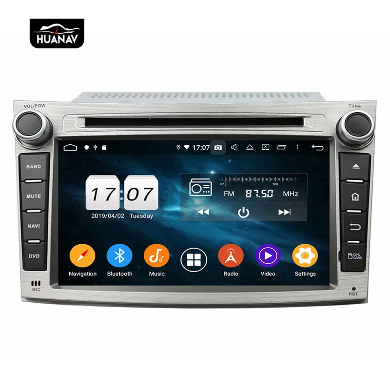 Android 9.0 Car DVD player GPS Navigation For Subaru Legacy Outback 2009-2014 Car HD multimedia Car Auto Radio palyer free maps