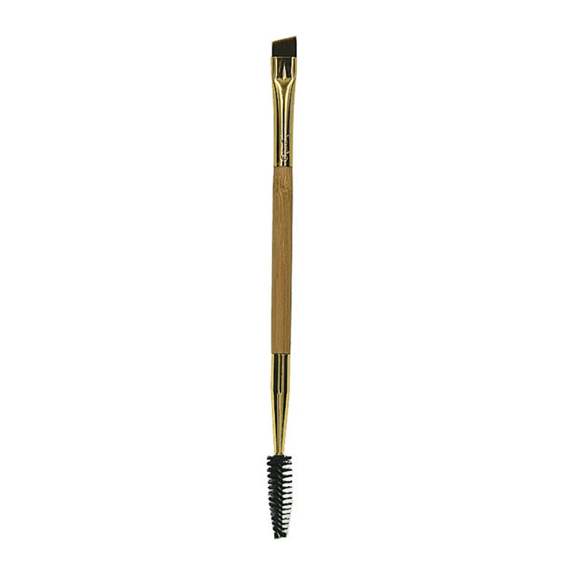 Double-ended Eyeshadow Makeup Brush Set Bamboo Handle T Series Brush Eye Blending Eyelash Eyeliner Angled Eyebrow Brush