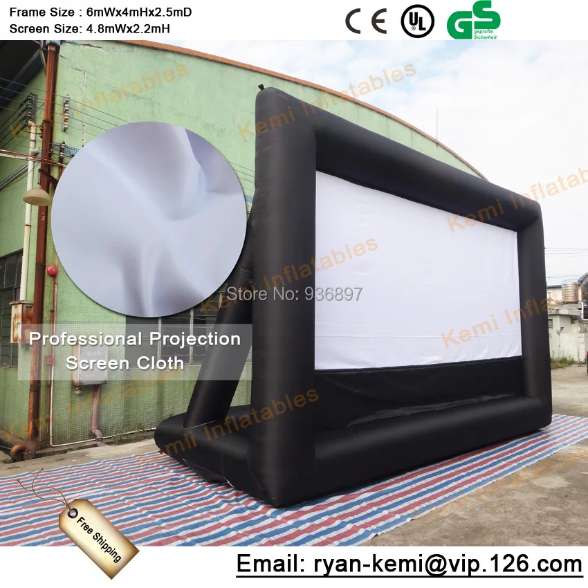 

Free shipping inflatable movie screen inflatable film screen outdoor inflatable project screen