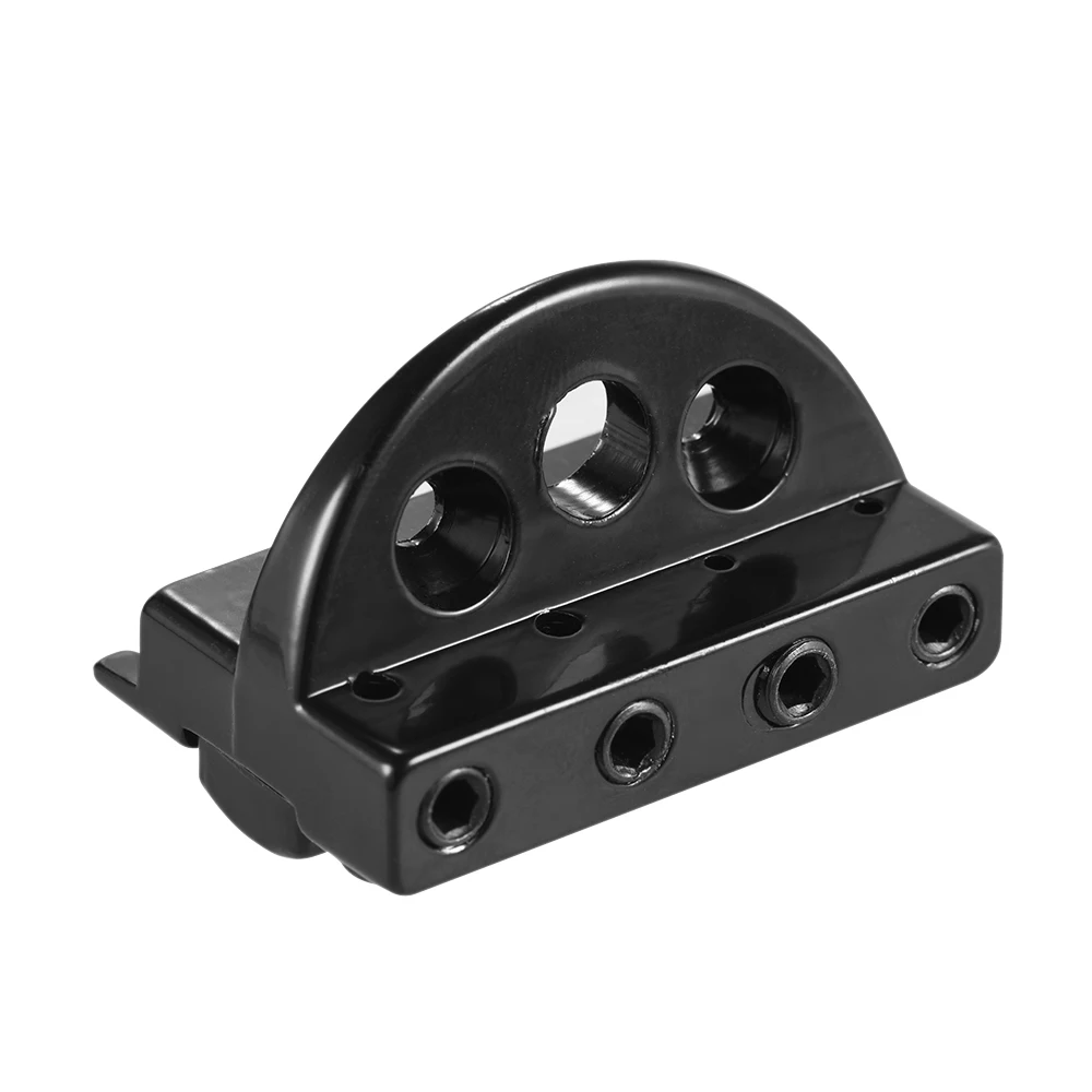 4-سلسلة مقطوعة الرأس الكهربائية باس وتر غيتار قفل الجوز مجموعة مع 2 وجع 2 المسمار الأسود وتر غيتار أقفال الجوز