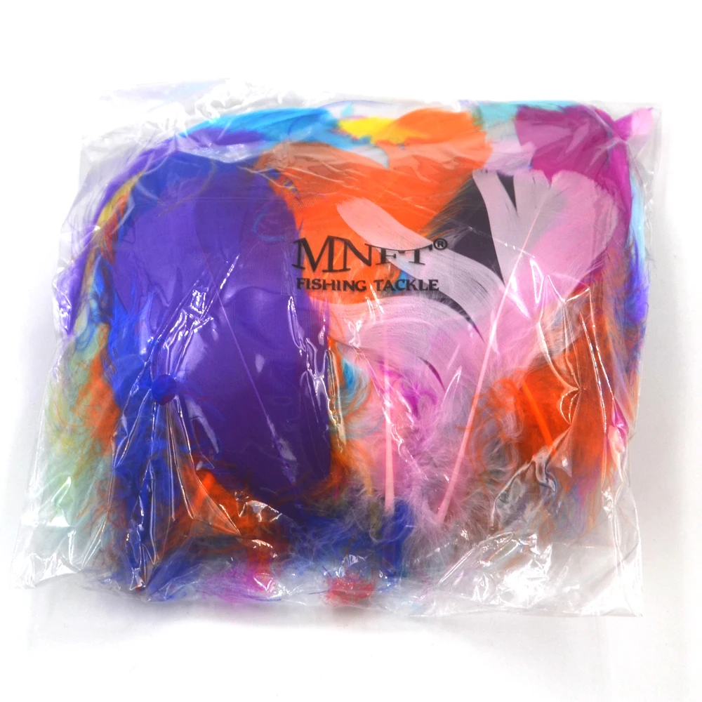 Surtido plumas para atar moscas: cordero, pato y colores variados - imagen 3