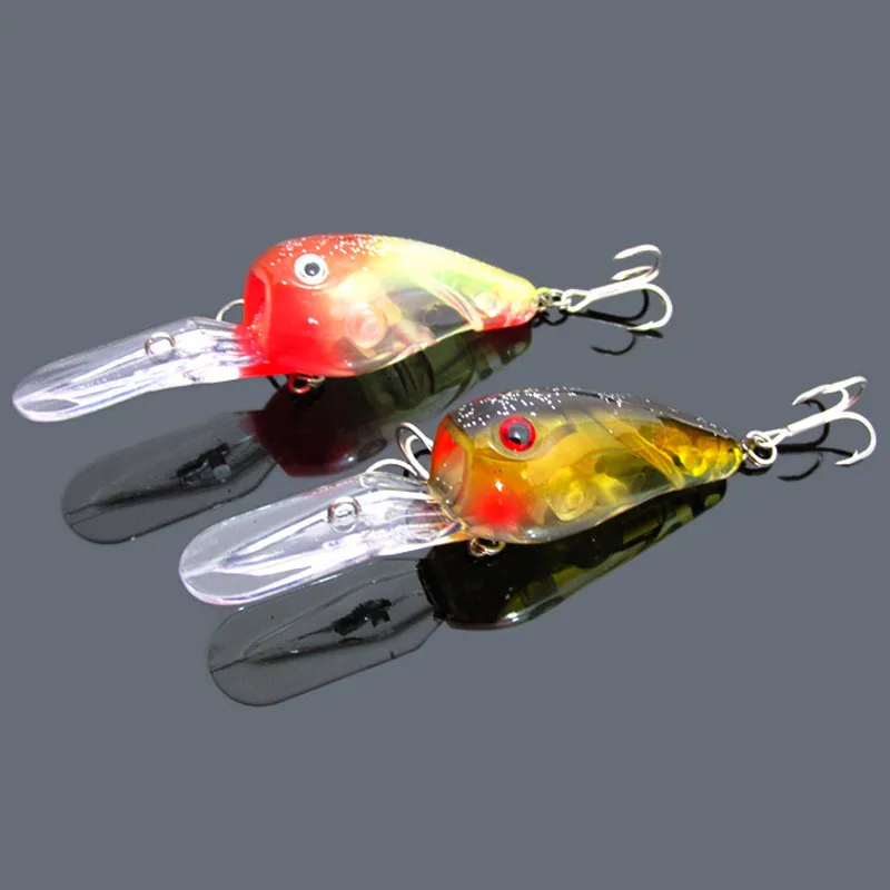 Fishing Lure Slow Sinking Crank Bait Minnow Waterwheel  Big Tongue Board Seabass Lures 9.5cm/12g