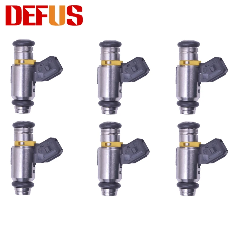 

DEFUS 6X Fuel Injector Bico IWP069 For Jetta Golf Renault Deawoo Replacement Nozzle Injection Petrol IWP-069 IWP 069