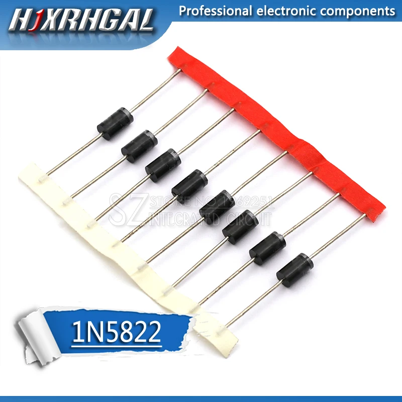 20PCS 1N5822 DO-27 IN5822 Schottky Diode 3A 40V DIP Wholesale Electronic hjxrhgal