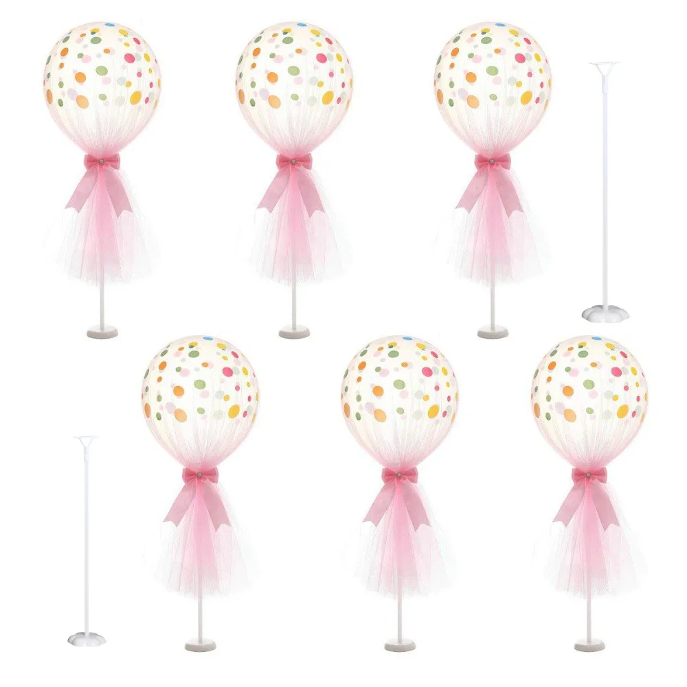 Uchwyt na balon stołowy na dekoracyjne ślubne balony stojak na kolumnę zestaw świeczników dla dzieci dekoracje na przyjęcie urodzinowe kolumna balonowa Baby Shower — zdjęcie 5