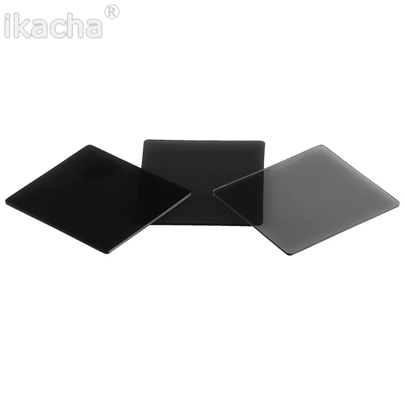 New Graduated ND2 ND4 ND8 ND16 Neutral Density Graduated Grey Full Color Square Filter For Cokin P Series For All Camera