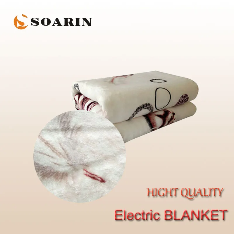 SOARIN Electric Blanket 150x70cm Electric Heating Blanket 220v Heated Mattress Body Warmer Frazadas Electricas Good Heat Heater