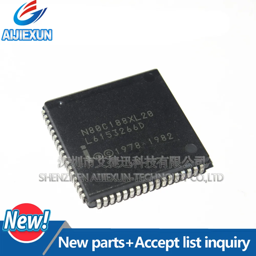 1Pcs TN80C188XL20 PLCC 16-Bit Microcontroller in stock 100% New and original