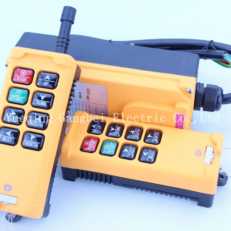 HS-8 (include 2 transmitter and 1 receiver)  crane remote control  Your order note need voltage:380VAC 220VAC 36VAC  24VDC