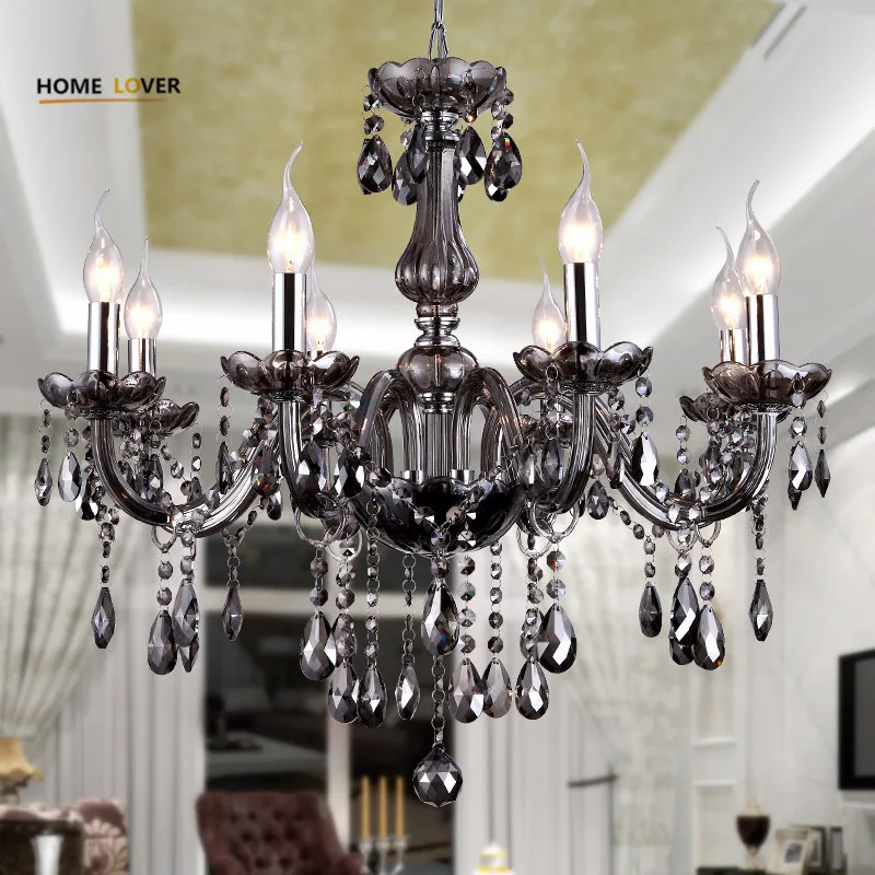 Luxury Crystal Chandelier Light Living Room Lamp lustres de cristal indoor Lights Crystal Pendants For Chandeliers Free shipping