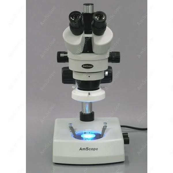 LED Trinocular Stereo Microscope--AmScope Supplies 3.5X-90X LED Trinocular Zoom Stereo Microscope + 10MP Digital Camera