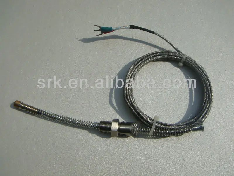 8*30mm Industrial  thermocouple J Type Bayonet Type