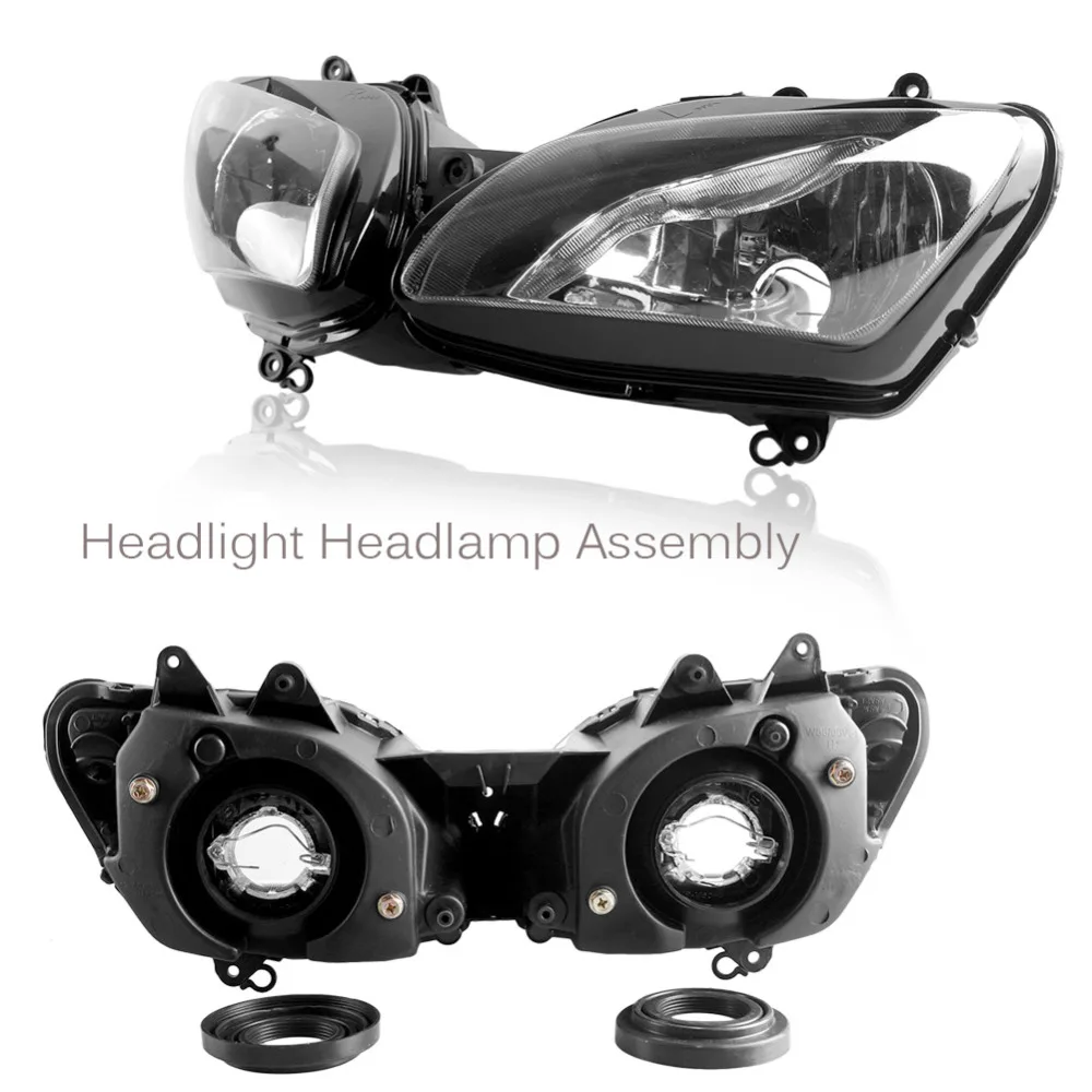 Headlight Headlamp Assembly For Yamaha 2002 2003 YZF-R1 02 03 YZF R1, Front Clear Motorcycle Head light Lamp