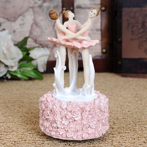 

Music Box Fairy Angel Sing Box home decor dancing Girl gift for birthday Resin Crafts Ballet Gifts children gift Wedding gifts