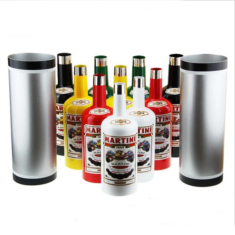 Multiplying Passe Bottles (10 Set) Made Famous By The Great Tommy Cooper Multicolour Stage Magic Tricks Gimmick