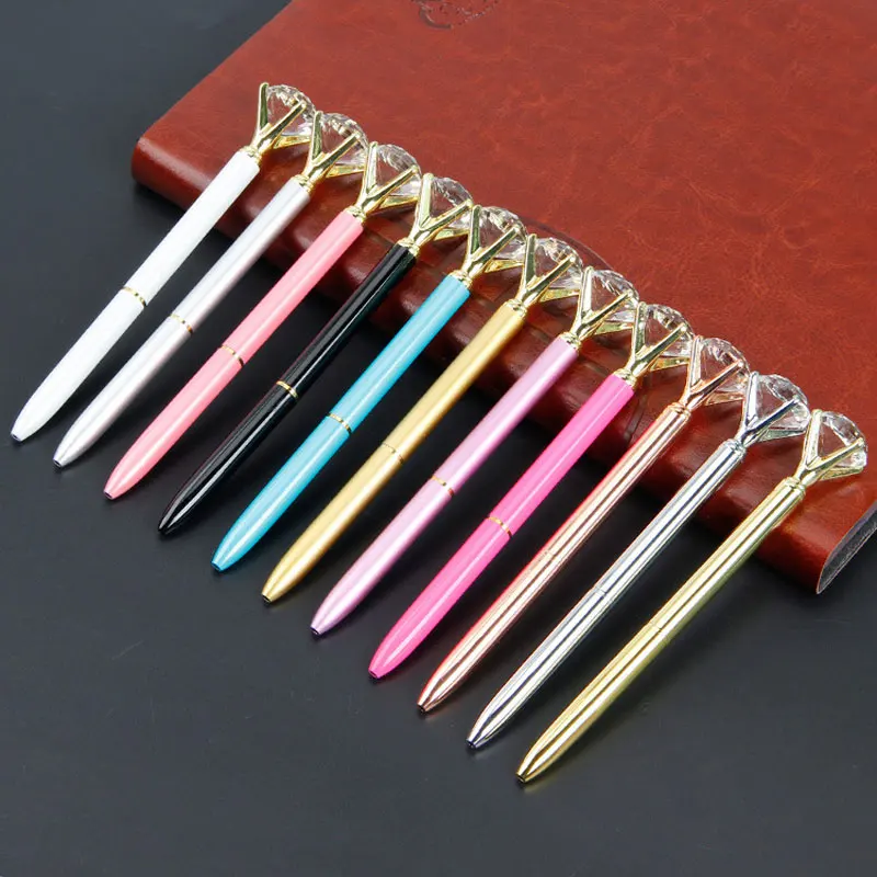 

1.0mm 2018 Fashion Carat Crystal Diamond Office School Writing Stationery Luxury Gift Ballpoint Pen