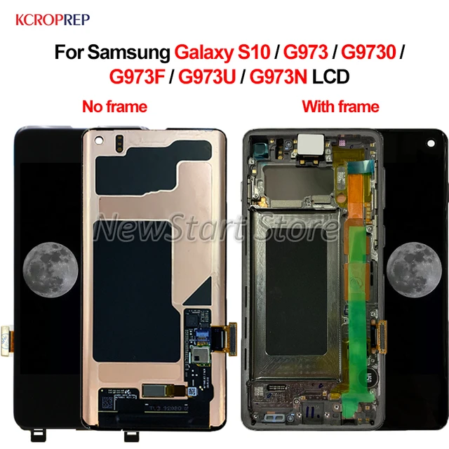 Amoled For Samsung Galaxy S10 Sm-g9730 G973f G973u G973n Lcd Display Touch  Screen Digitizer Assembly For Samsung S10 Lcd - Mobile Phone Lcd Screens -  AliExpress