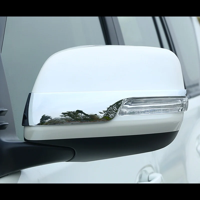 2010-2013 2014 2015 2016 2017 2018 2019 2020 Rear-View Side Mirror Cover Trim For Toyota Land Cruiser Prado FJ 150 Accessories