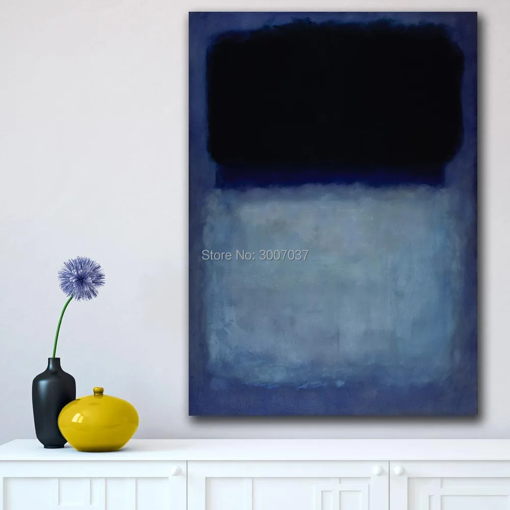 Green and Blue 1956 by Mark Rothko Canvas Painting Home Decor Paint Wall Art No Frame Ship DHL