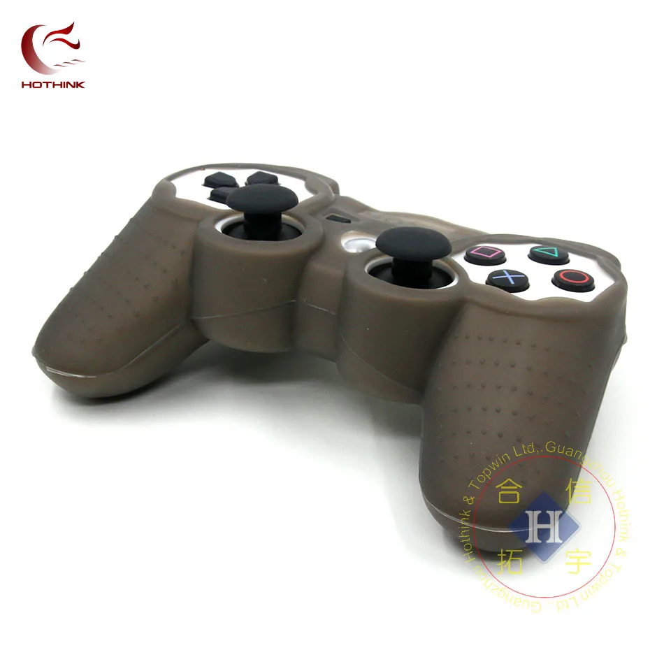 HOTHINK Schutzhülle Silikon Fall Haut abdeckung Weichen fall für Playstation 3 PS3 Controller dualshock 3 gamepad