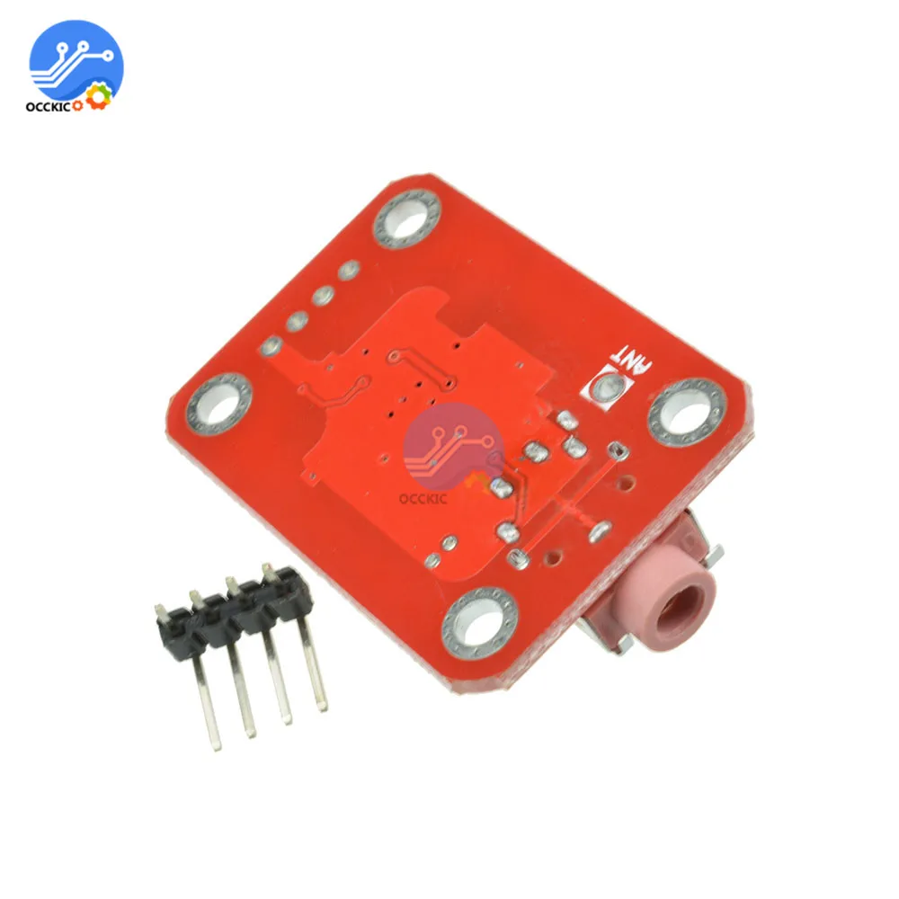 Módulo de rádio fm do módulo v2.0 digital do transmissor de fm para o áudio do microfone de arduino