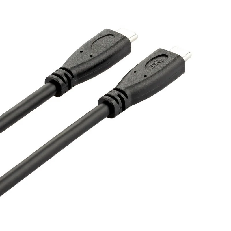 Cable de carga de sincronización macho a macho tipo C, 0,3-1m, USB-C para teléfono, ordenador portátil, Macbook Chromebook, Piexl, Huawei Mate 10, Samsung S8