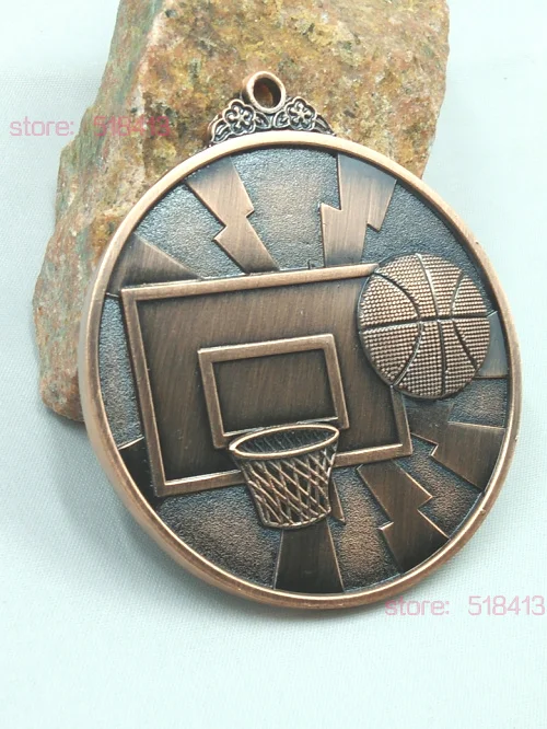 Basketball Kindergarten Schule Sportmedaille Gold Silber Bronze Bewegung, Ehre Kommunikationsfähigkeit/Selbstvertrauen Entwicklung 2021