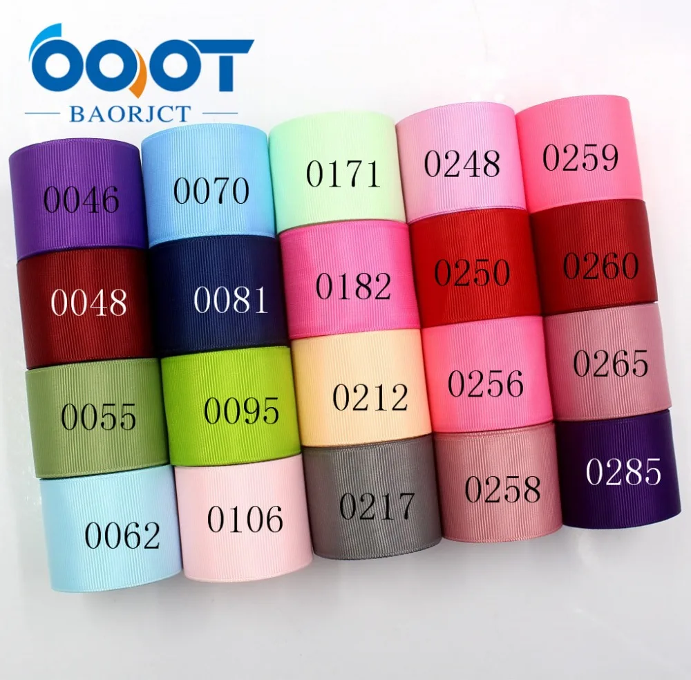 OOOT BAORJCT 181015-L38mm-2, 38 millimetri 10 metri di Colore Solido Nastri a trasferimento Termico nastro del grosgrain Stampato, FAI DA TE