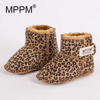 MPPM bebek kar botları kış bebek ilk yürüteç yumuşak taban kız bebek patik erkek bebek çizmeleri 6-24M