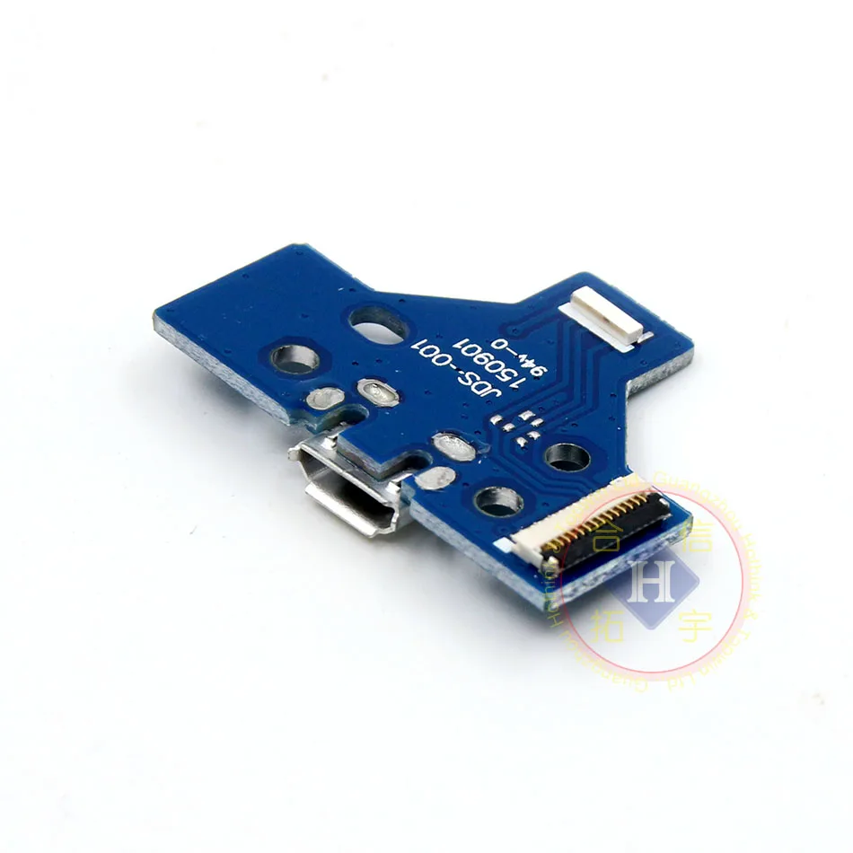 5pcs/lot 14 pin USB Charger power port PCB Board JDS-001 Repair Parts For PS4 Controller gamepad DualShock 4 replacement