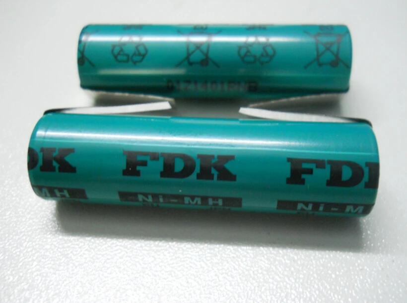 (160pcs/lot free shippping to CA CH NO ) 18670 FDK 4500mah HR-4/3FAU 4/3FAU NiMH 1.2V battery cell with TABS w/tabs for e-tools