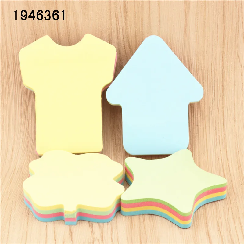 دفتر مذكرات ملون ذاتي اللصق ، 100 صفحة ، أشكال مختلفة ، ملاحظات لاصقة ، إشارة مرجعية ، نقطة ، ملصق ، ورق ، لوازم مدرسية مكتبية