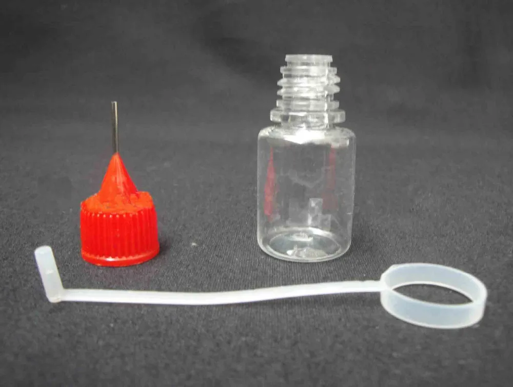 5ml PET Plastic Needle Dropper Bottles for E cig empty eye Dropper oils Bottles  free shipping  E Liquid oil Bottle