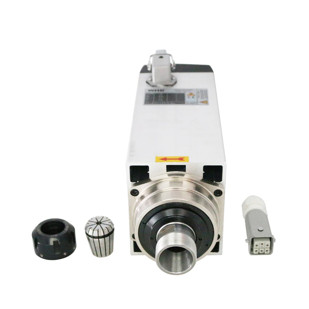 Professional CNC Router แกน 18000RPM 6kw ไม้ Router 12.8A/21.3A Air Cooled Dust-proof แกนมอเตอร์ 2.78Nm แกนสแควร์