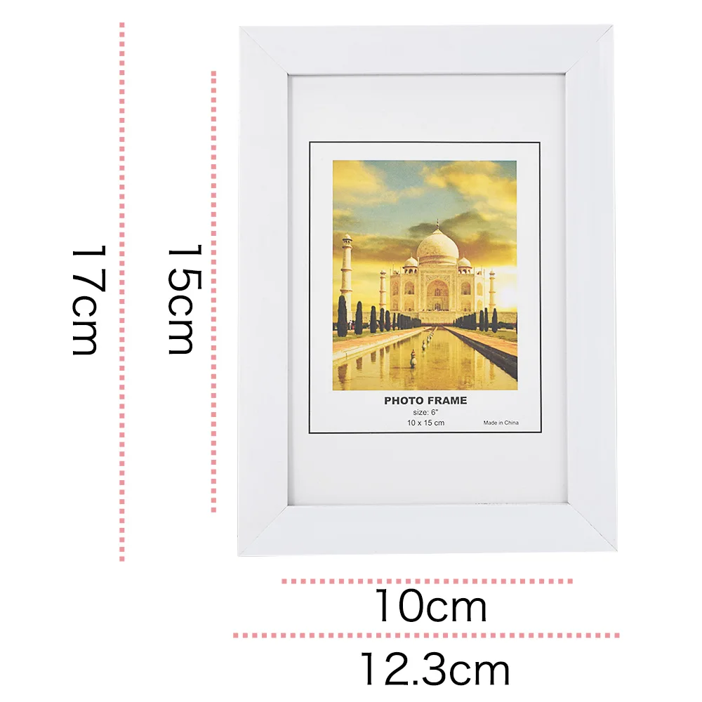 6inch White Picture Frame Porta Retrato Porta Retrato Moldura Desktop Decor Bilderrahmen Decorative Quadro Foto Marcos For Home image 2