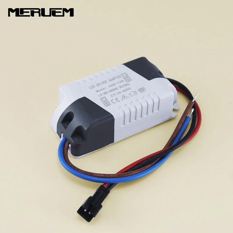 Free shipping 5pcs/lot 300mA Driver 350ma constant current 8W -12W * 1W Light Transformer Power Supply for LED Lamp Durable CCC