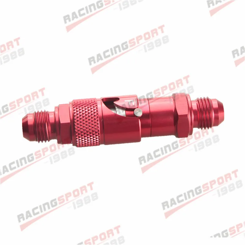 AN 6 AN6 -6AN 6AN Quick Release Fittings Fuel Adaptor Hose Red