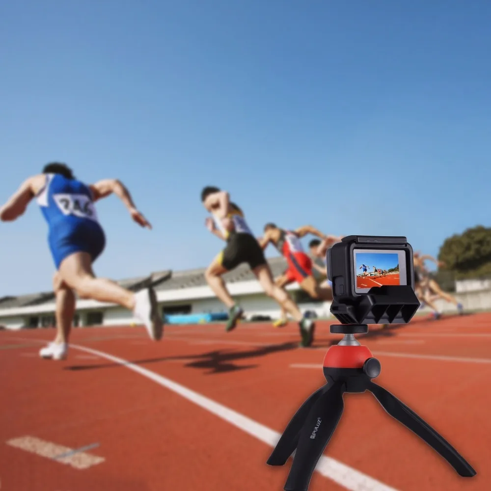 Держатель для панорамной съемки PULUZ 360 градусов многофункциональный многоугольный мгновенный держатель адаптер для DJI OSMO Action/GoPro HERO6