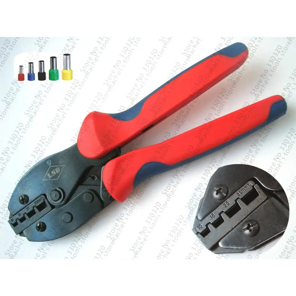 LY-1035GF 10-35mm2 bootlace ferrules crimper energy-saving crimp plier