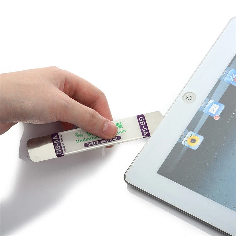 1Pcs Rvs Metalen Spudger Opening Pry Tool Voor Mobiele Telefoons Ipad Reparatie
