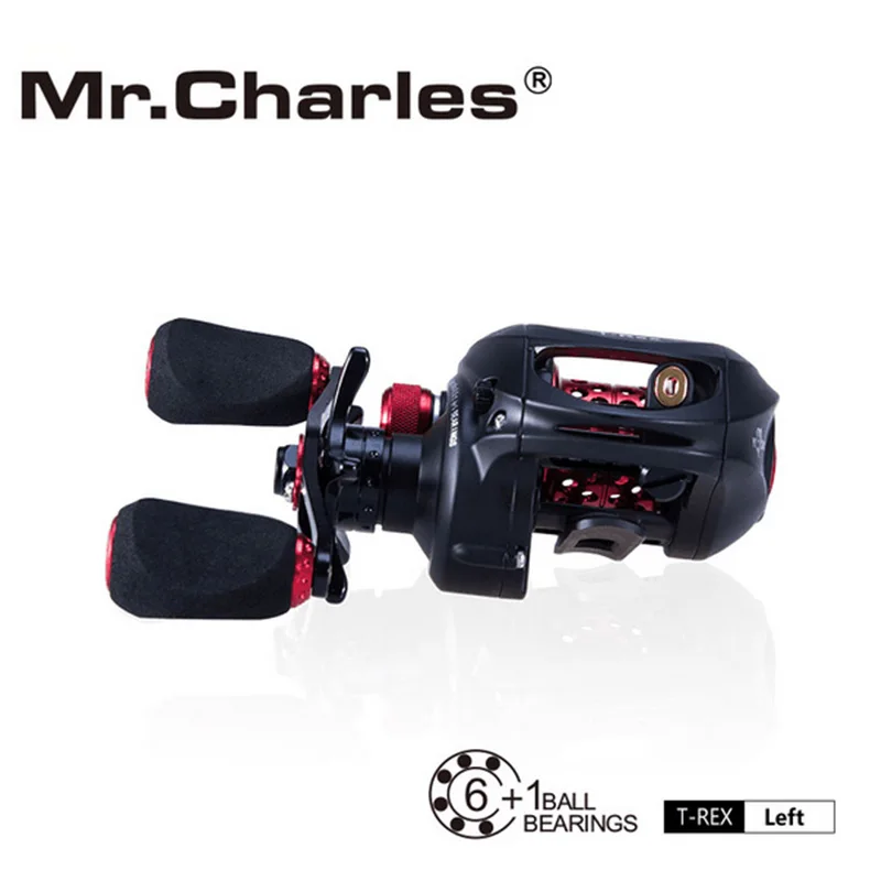 MR.Charles NBC 6BB+RB T-REX Baitcasting Reel Left/Right Hand Bait Casting Fishing Reel Bearing Baitcasting Fihsing Reels