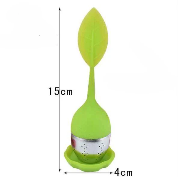 Thickened Leaf Silica Gel Tea Separated Tea Pack Stainless Steel Filter High Temperature Resistance