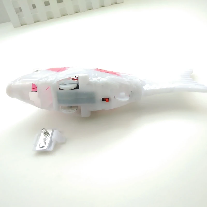 Whole Body Light Electric Music Rocking Fish Tail Will Be Brighter With Lamp Electronic Plastic Flashing Battery Operated 2021