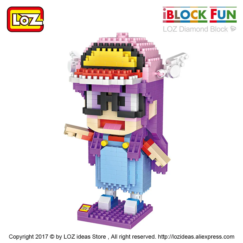 Loz-Diamond Blocks Character Anime Figurine Girl para crianças, Iblock Fun Building Bricks, Pixel Toys Kit, Iblock Figura Boneca, Janpan, 9752