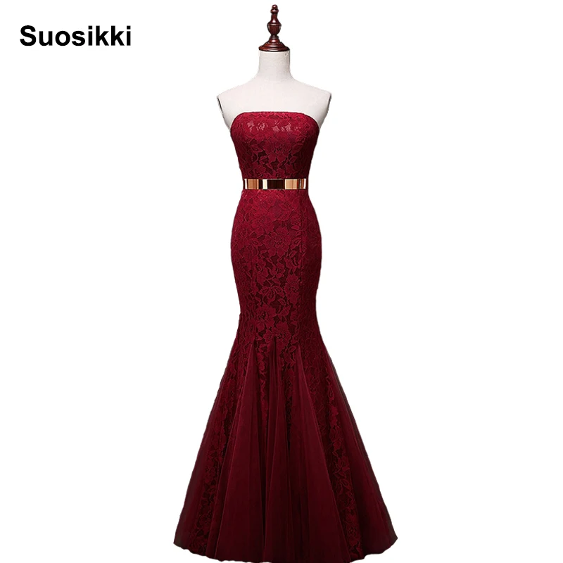 

Suosikki New Arrival Mermaid Evening Dresses Long Strapless Formal Prom Party Vestidos De Festa