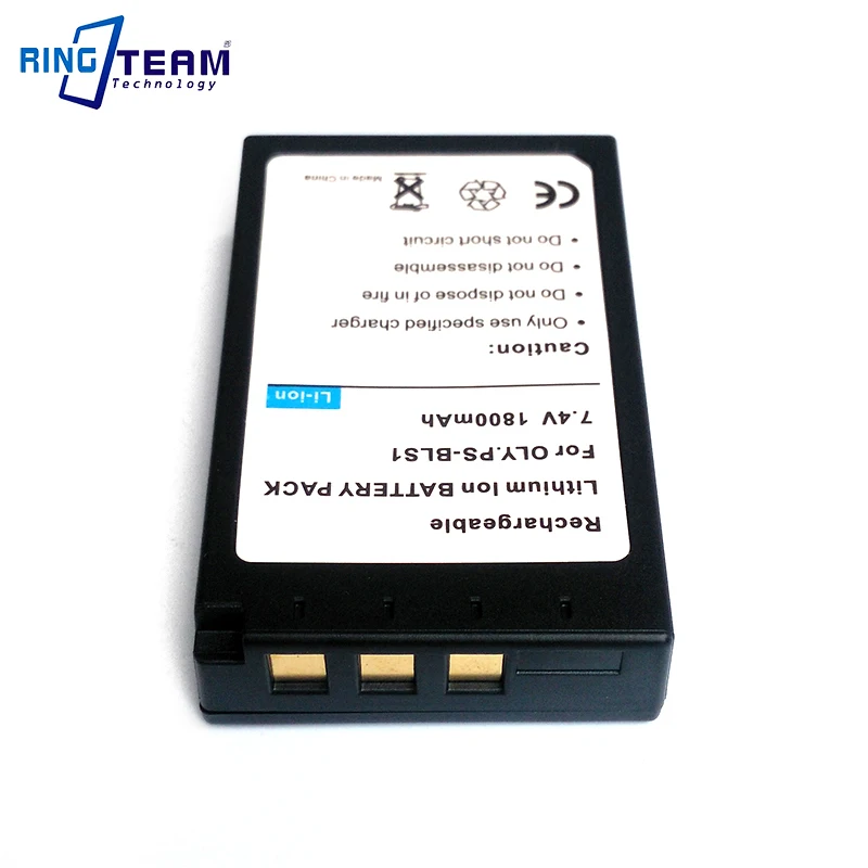 Paquete de 2 unids/lote de baterías ps-bls para cámaras digitales Olympus, Evolt, E-400, E-410, E-420, E-450, E-600, bolígrafo, E-620, E-P1, E-P2, E-P3