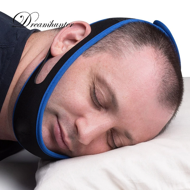 Breathable Sleep Anti-Snoring Belt Adult Facial Chin Dislocation Correction Belt Support Unisex 1 Pc Snoring Strip Mouth Band